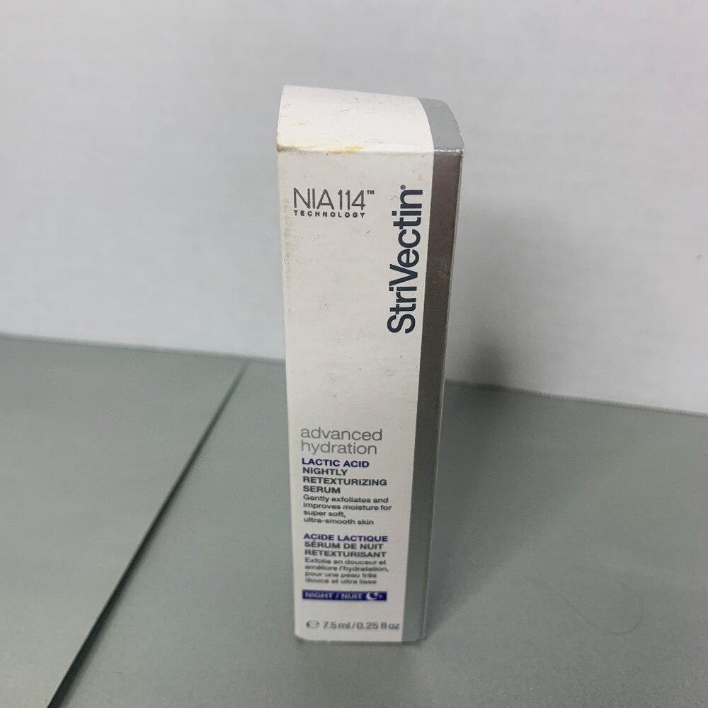 Strivectin advanced hydration lactic acid nightly retexturizing serum